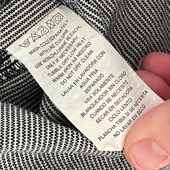 Syn Jeans striped long sleeve cotton button up shirt - Picture 5 of 5